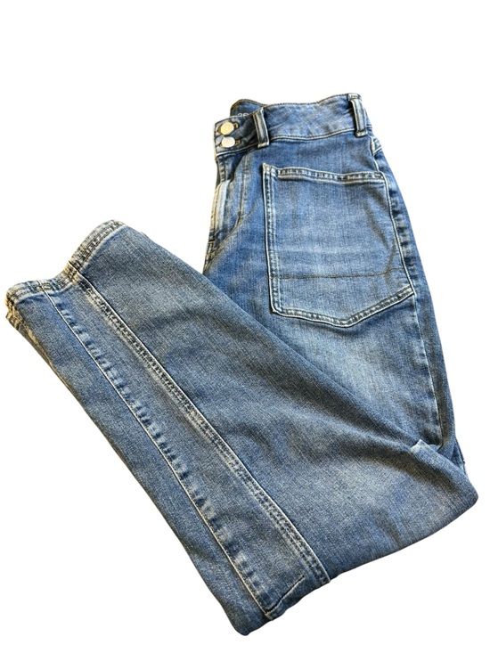 Pilcro Denim - PILCRO Wanderer Mid-Rise Relaxed Jeans Blue Size 28 Utility